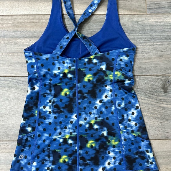 Lululemon Polka Dot Tank Size 4 - Picture 2 of 4